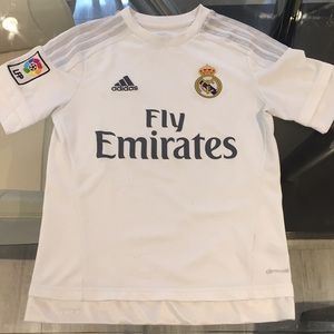 Fly emirates soccer jersey